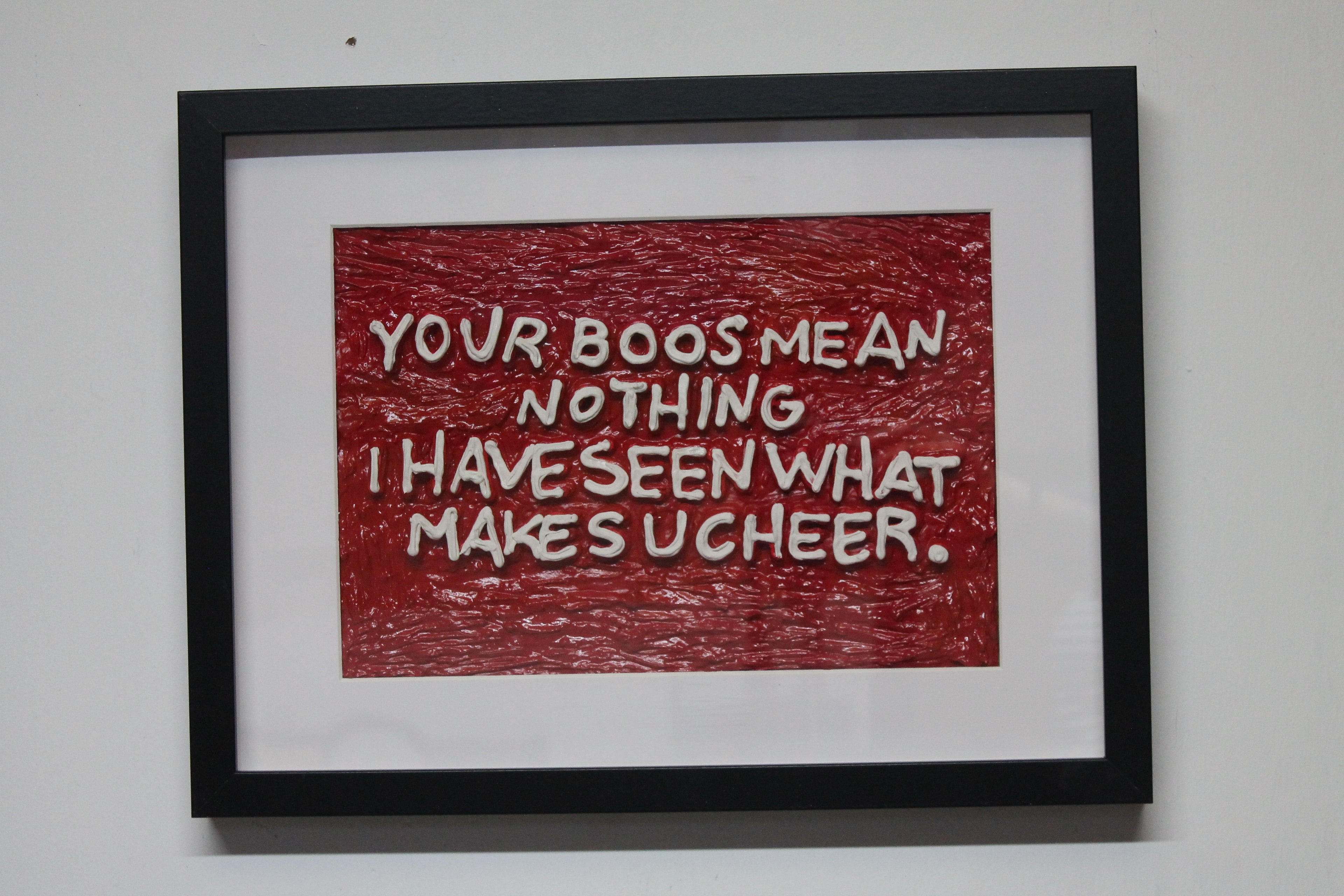 Your Boos Mean Nothing I Have Seen What Makes You Cheer