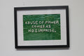 Abuse Of Power Comes As No Surprise